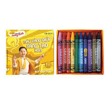 Bút sáp màu CR-C015 10 màu