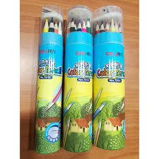 Bút chì 12 màu - deli 7012