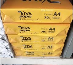 Giấy in ViVa Vàng ĐL 70 A4