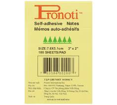 Giấy note 3*2 Pronoti