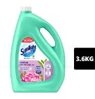 Nước lau sàn sunlight xanh lá -lily màu hồng 3.6kg