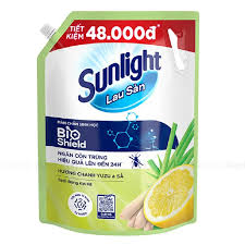 Nước lau sàn sunlight hương chanh sả túi 3.4kg