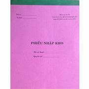 Phiếu nhập kho 1 liên A5(80 tờ)