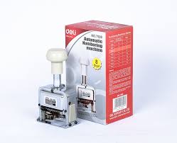 Máy đóng 8 số deli E7508